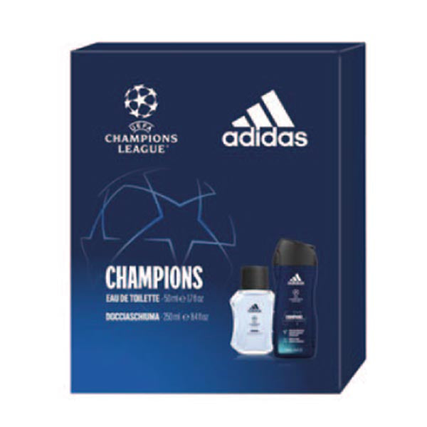 ADIDAS COFANETTO UEFA8 EDT 50 ML + SHOWER GEL 250 ML - Tre Pi Profumerie