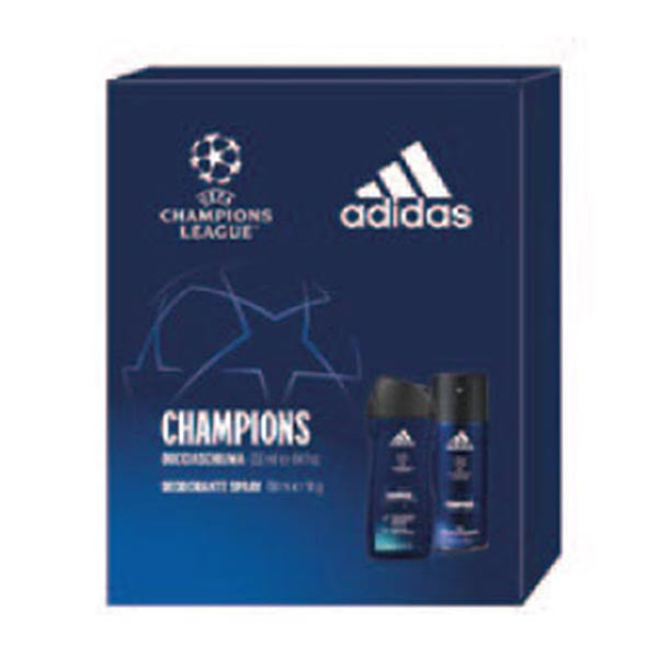 ADIDAS COFANETTO UEFA8 DEODORANTE 150 + SHOWER GEL 250 ML - Tre Pi Profumerie