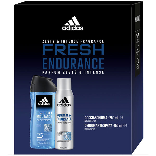 ADIDAS COFANETTO FRESH END U DEO150+GS25 - Tre Pi Profumerie