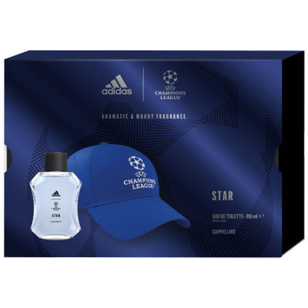 ADIDAS UEFA 10 COFANETTO REGALO PROFUMO + POCHETTE - Tre Pi Profumerie