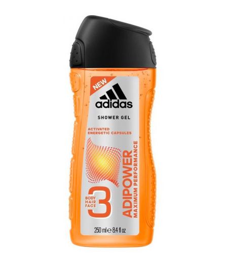 ADIDAS ADIPOWER DOCCIASCHIUMA 250 ML - Tre Pi Profumerie