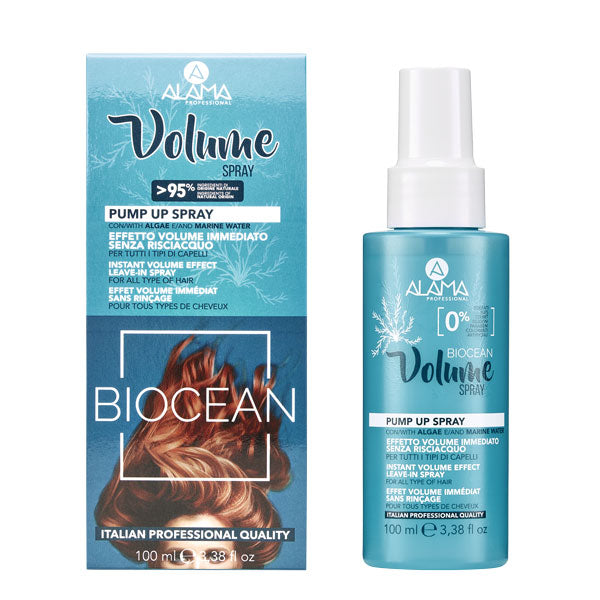ALAMA BIOCEAN PUMP UP SPRAY EFFETTO VOLUME IMMEDIATO 100 ML - Tre Pi Profumerie