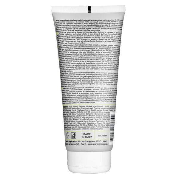 ALAMA CARBON SOFT MASK RIEQUILIBRANTE PER CAPELLI SPENTI 200 ML - Tre Pi Profumerie