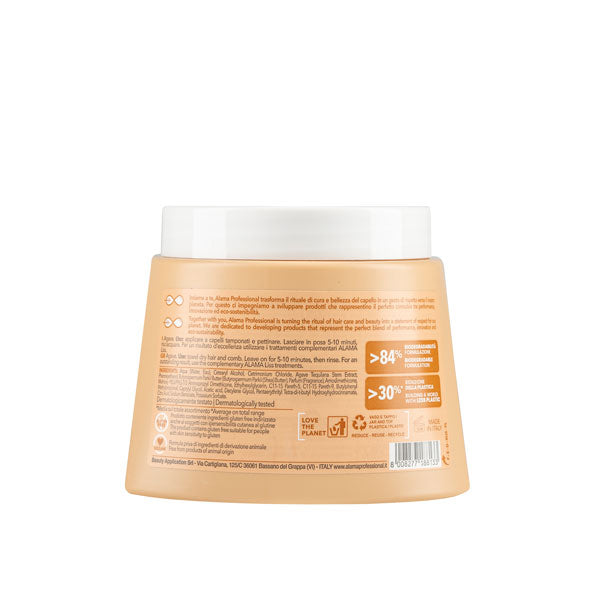 ALAMA LISS MASCHERA LISCIANTE CAPELLI LISCI E SETOSI 500 ML - Tre Pi Profumerie