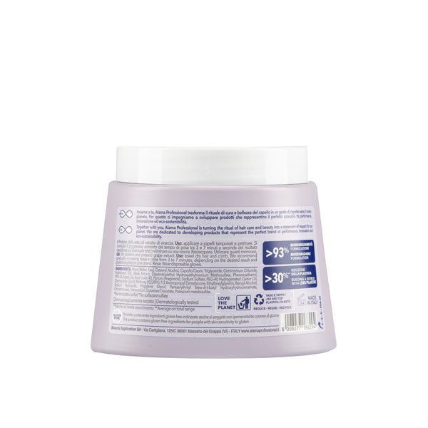 ALAMA NO YELLOW MASCHERA ANTI GIALLO CAPELLI BIONDI 500 ML - Tre Pi Profumerie