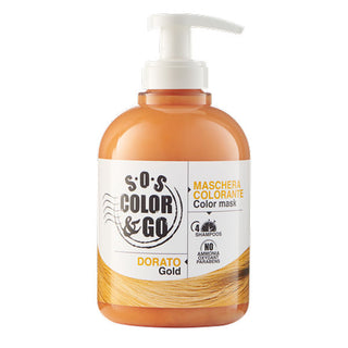 ALAMA SOS COLOR & GO MASCHERA COLORANTE DORATO 300 ML - Tre Pi Profumerie