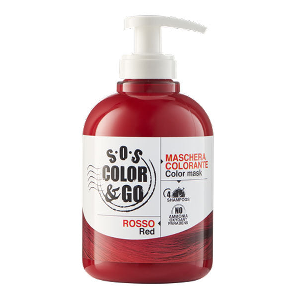 ALAMA SOS COLOR & GO MASCHERA COLORANTE ROSSO 300 ML - Tre Pi Profumerie