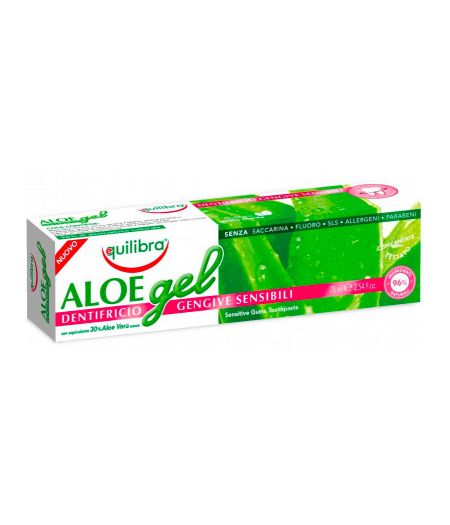 EQUILIBRA ALOE GEL DENTIFRICIO SENSIBILI 75 ML - Tre Pi Profumerie