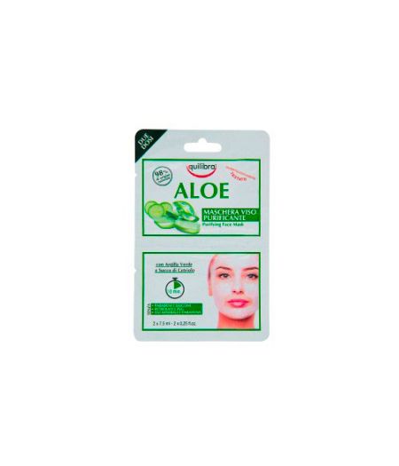 EQUILIBRA ALOE MASCHERAVISO MONODOSE 2 X 7.5 ML - Tre Pi Profumerie
