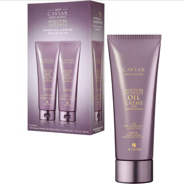 ALTERNA CAVIAR MOISTUREINTENSE OIL CREME DEEP CONDITIONER 2X458 - Tre Pi Profumerie