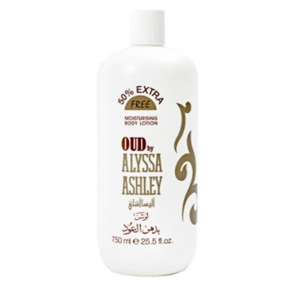ALYSSA ASHLEY MOISTURISING OUD BODY LOTION 750 ML - Tre Pi Profumerie