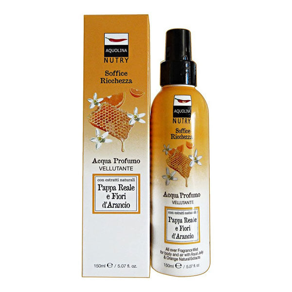 AQUOLINA ACQUA PROFUMATA PAPPA REALE E FIORI D'ARANCIO 150 ML - Tre Pi Profumerie