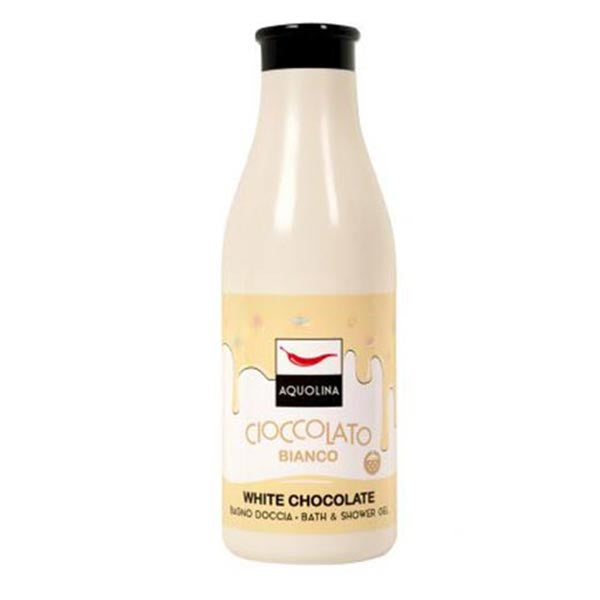 AQUOLINA CIOCCOLATO BIANCO BAGNOSCHIUMA 500 ML - Tre Pi Profumerie