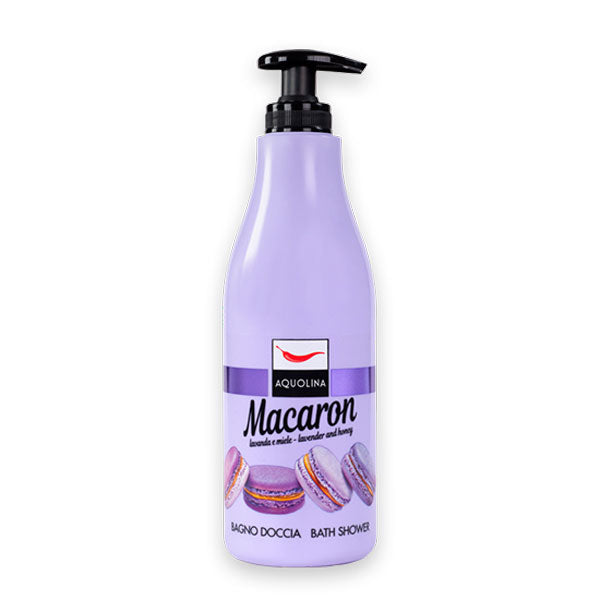 AQUOLINA MACARON BAGNO DOCCIA LAVANDA E MIELE 500 ML - Tre Pi Profumerie