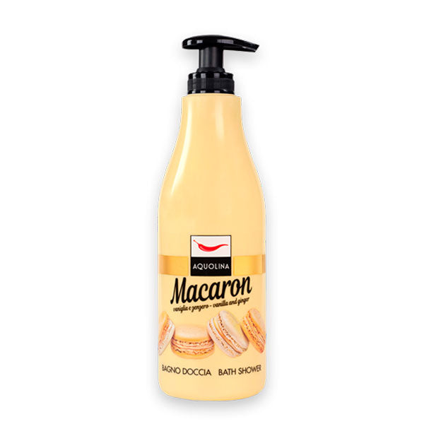 AQUOLINA MACARON BAGNO DOCCIA VANIGLIA E ZENZERO 500 ML - Tre Pi Profumerie