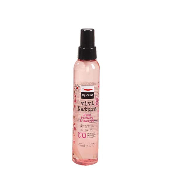 AQUOLINA OLIO CORPO PINK FLOWERS 150 ML - Tre Pi Profumerie
