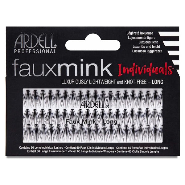 ARDELL CIGLIA FINTE 60100 FAUX MINK LONG BLACK KNOT-FREE - Tre Pi Profumerie