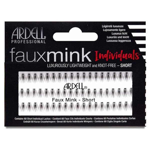 ARDELL CIGLIA FINTE 60085 FAUX MINK SHORT BLACK KNOT-FREE - Tre Pi Profumerie