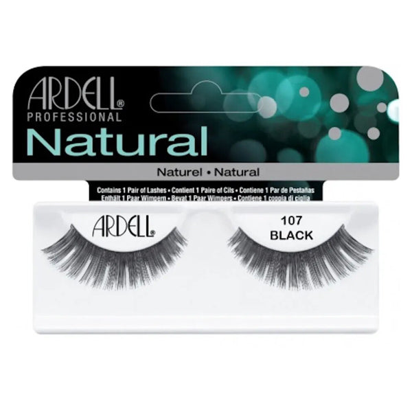ARDELL CIGLIA FINTE 65087 NATURAL STRIP LASHES 107 BLACK - Tre Pi Profumerie