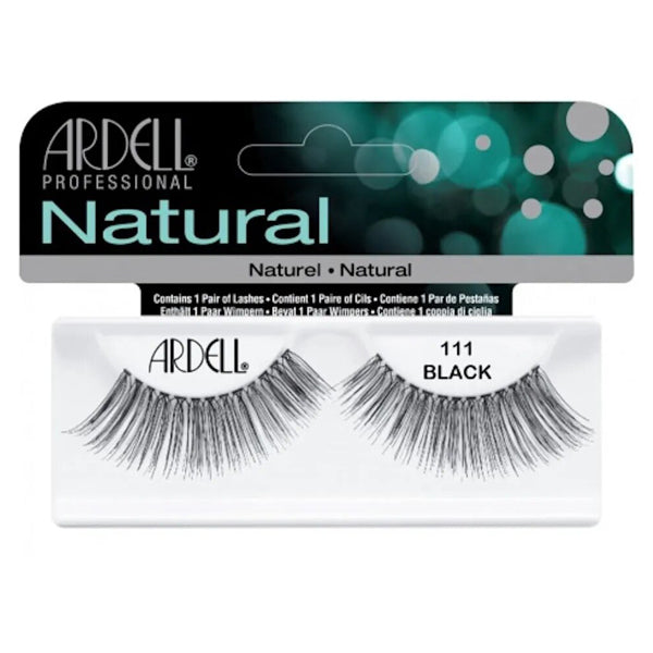 ARDELL CIGLIA FINTE 65089 NATURAL STRIP LASHES 111 BLACK - Tre Pi Profumerie