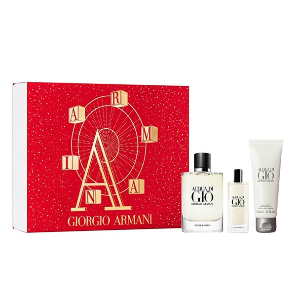 ARMANI ACQUA DI GIO COFANETTO EDP 40 ML + DOCCIA + EDP 15 ML - Tre Pi Profumerie