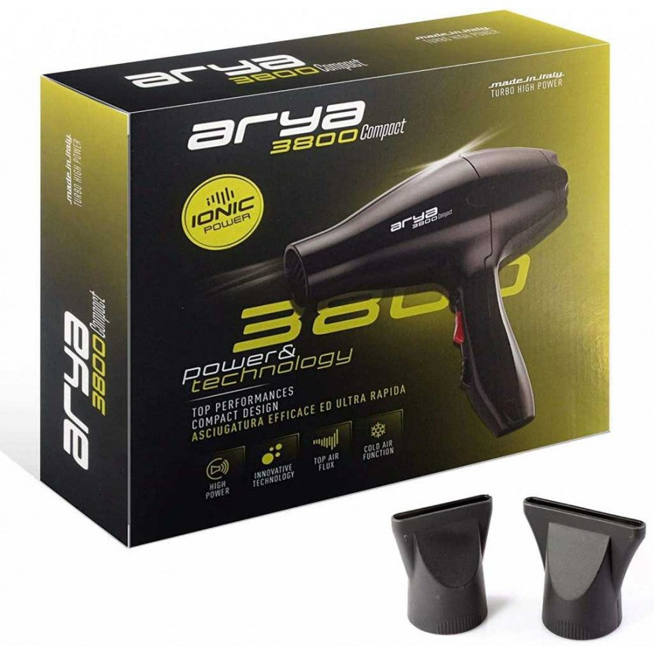 ARYA PHON ASCIUGACAPELLI 3800 COMPACT NERO