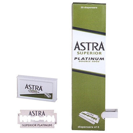 ASTRA SUPERIOR LAME PLATINUM 100 PEZZI - Tre Pi Profumerie