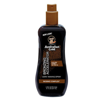 AUSTRALIAN GOLD ACCELERATOR SPRAY GEL DARK TANNING 237 ML - Tre Pi Profumerie
