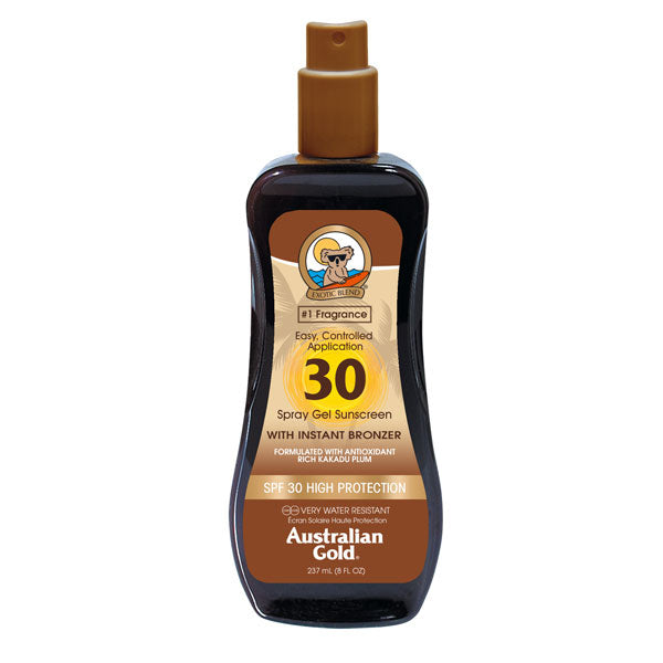 AUSTRALIAN GOLD SPRAY GEL SPF 30 HIGH PROTECTION 237 ML - Tre Pi Profumerie