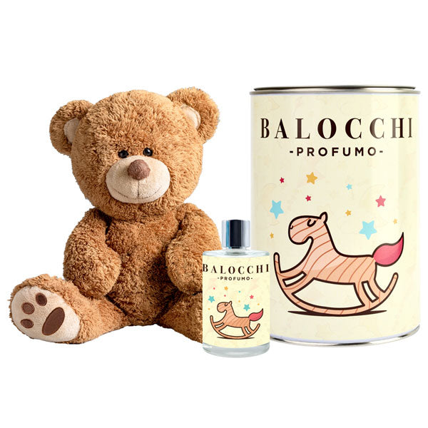 BALOCCHI COFANETTO ACQUA PROFUMATA 100 ML + ORSETTO RINO - Tre Pi Profumerie