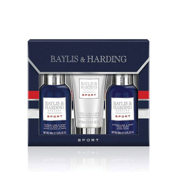 BAYLIS&HARDING SPORT COFANETTO HAIR&BODY 100 + ASL 50 + FACE 100 - Tre Pi Profumerie