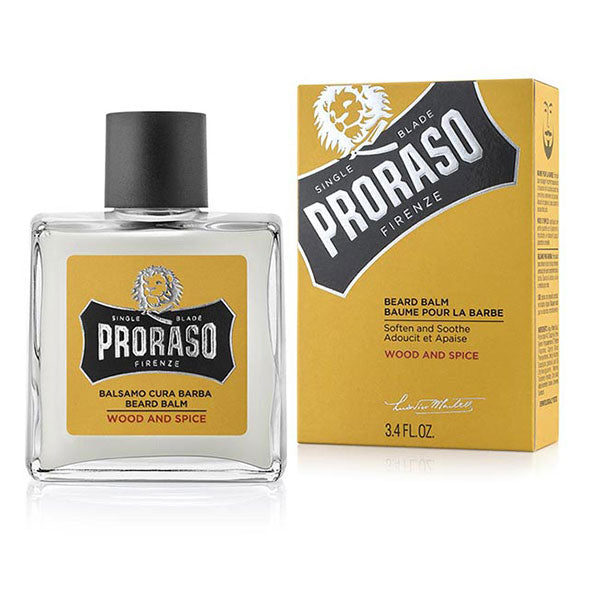 PRORASO WOOD AND SPICE BALSAMO CURA BARBA 100 ML - Tre Pi Profumerie