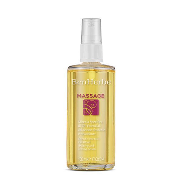 BENHERBE MASSAGE MISCELA DI OLI ESSENZIALI DRENANTE 100 ML - Tre Pi Profumerie