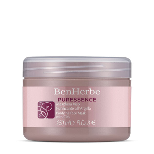 BENHERBE PURESSENCE MASCHERA PURIFICANTE VISO ALL'ARGILLA 250 ML - Tre Pi Profumerie