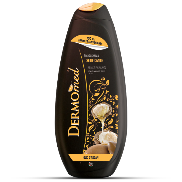 DERMOMED BAGNOSCHIUMA OLIO DI ARGAN 500 ML - Tre Pi Profumerie
