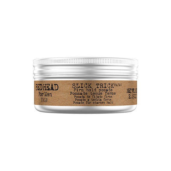 TIGI BED HEAD FOR MEN SLICK TRICK FIRM HOLD POMADE 75 G - Tre Pi Profumerie