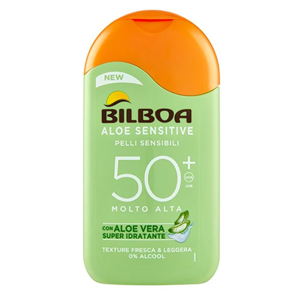 BILBOA ALOE SENSITIVE PROTEZIONE PELLI SENSIBILI SPF 50+ - Tre Pi Profumerie