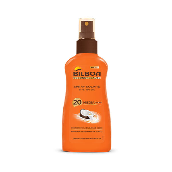 BILBOA COCONUT BEAUTY SPRAY SOLARE SPF 20 200 ML - Tre Pi Profumerie