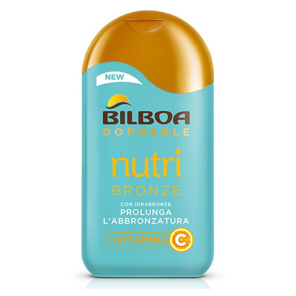 BILBOA NUTRI BRONZE DOPOSOLE CON VITAMINA C 200 ML - Tre Pi Profumerie