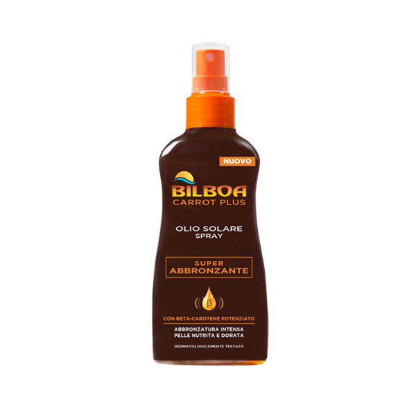 BILBOA CARROT OLIO SPRAY SUPER ABBRONZANTE 200 ML - Tre Pi Profumerie