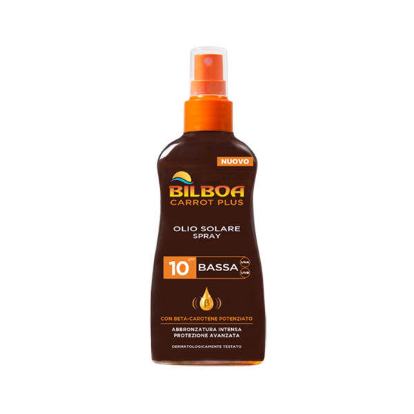 BILBOA CARROT OLIO SPRAY SPF 10 200 ML - Tre Pi Profumerie