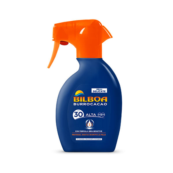 BILBOA BURROCACAO PROTEZIONE SOLARE ALTA SPF 30 250 ML - Tre Pi Profumerie