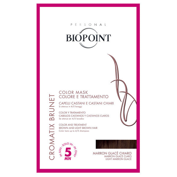 BIOPOINT COLOR MASK MARRON GLACE CHIARO - Tre Pi Profumerie