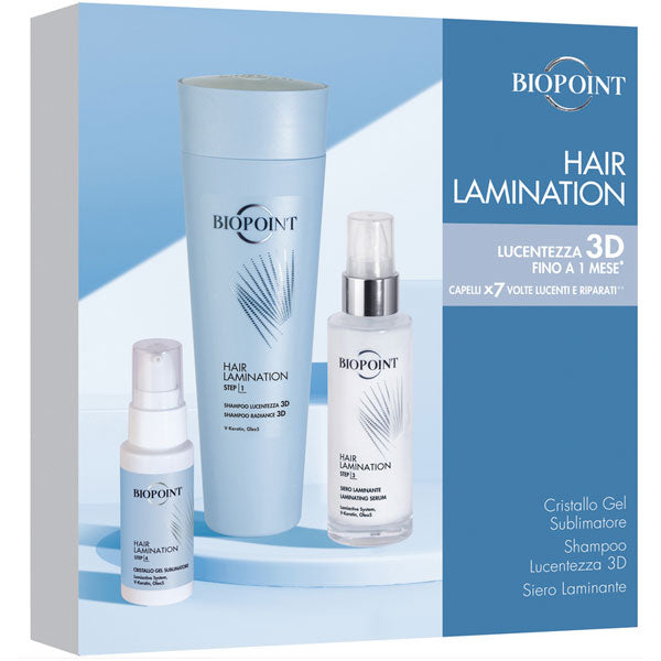 BIOPOINT HAIR LAMINATION COFANETTO CRISTALLO GEL + SHAMPOO - Tre Pi Profumerie