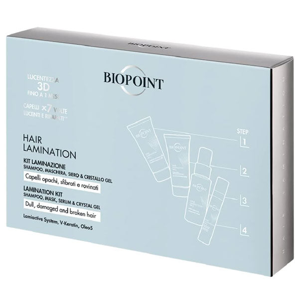 BIOPOINT HAIR LAMINATION KIT SHAMPOO MASCHERA SIERO & GEL - Tre Pi Profumerie