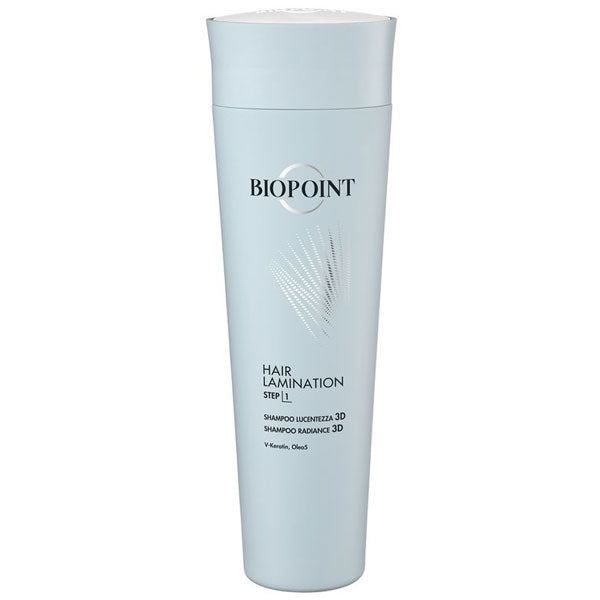 BIOPOINT HAIR LAMINATION STEP 1 SHAMPOO LUCENTEZZA 3D 200 ML - Tre Pi Profumerie