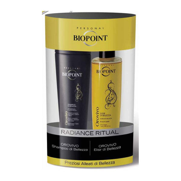 BIOPOINT OROVIVO COFANETTO SHAMPOO 200 ML + ELISIR 100 ML - Tre Pi Profumerie