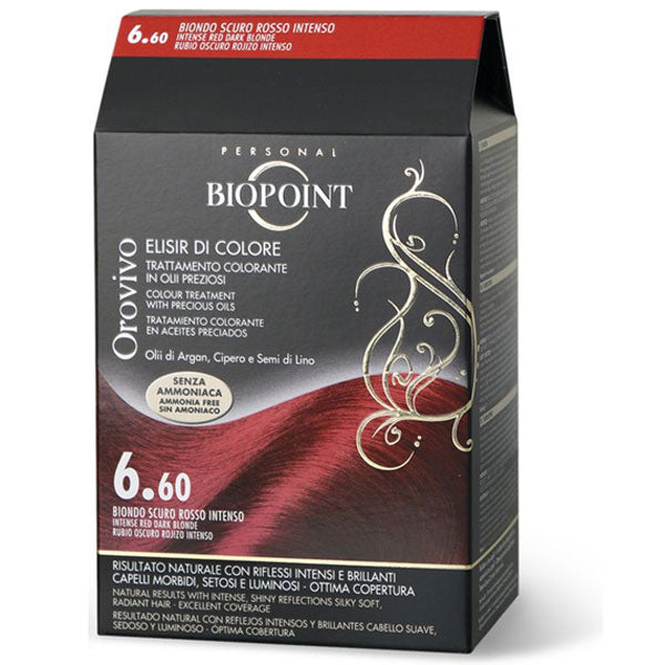 BIOPOINT OROVIVO ELISIRCOLORE BIONDO SCURO ROSSO INTENSO 6.60 - Tre Pi Profumerie