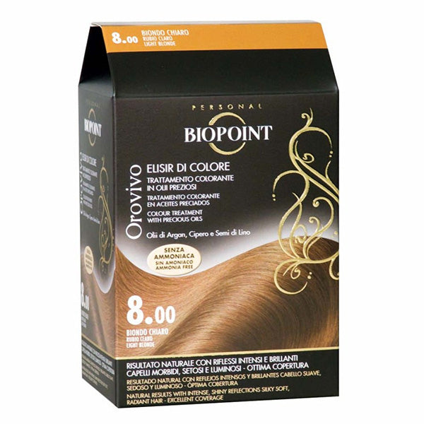BIOPOINT OROVIVO ELISIRCOLORE BIONDO CHIARO 8.00 - Tre Pi Profumerie