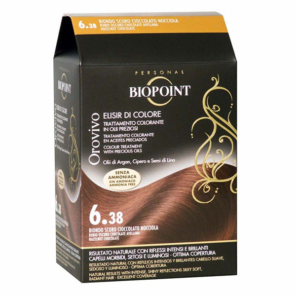 BIOPOINT OROVIVO ELISIRCOLORE BIONDO SCURO CIOCCOLATO NOCCIOLA - Tre Pi Profumerie